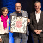 Alexandra Lechner, René Spalek und Oberbürgermeister Dr.Felix Schwenke (Offenbach)